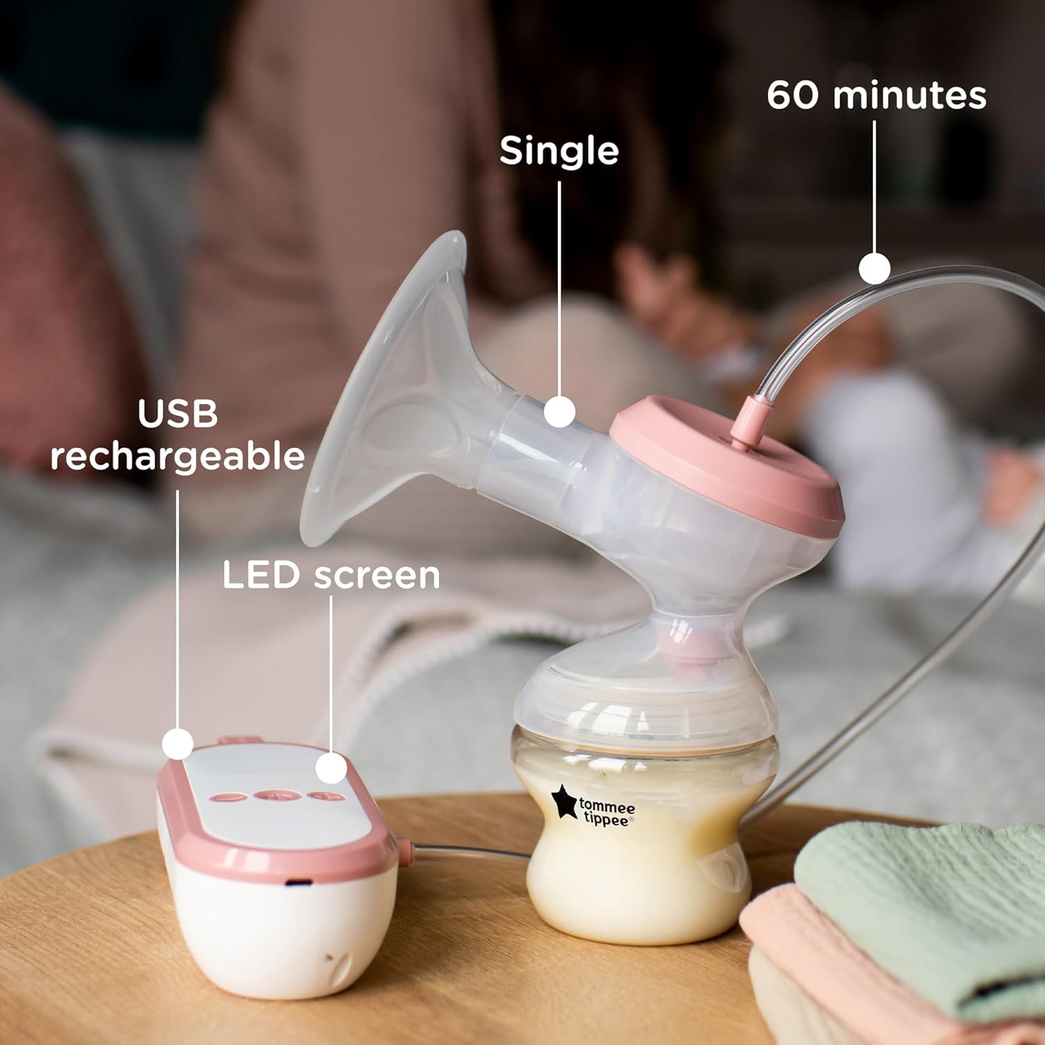 Tommee Tippee Made for Me Single Electric Breast Pump - Image 4