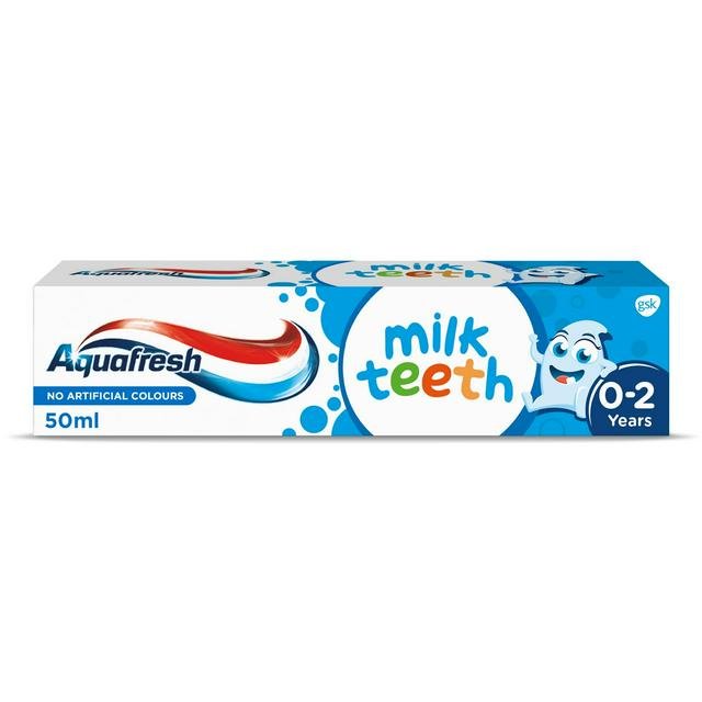 Aquafresh Baby Toothpaste, Milk Teeth, 0-2 Years, 50ml