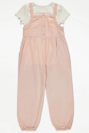 Pink Romper and Top Outfit