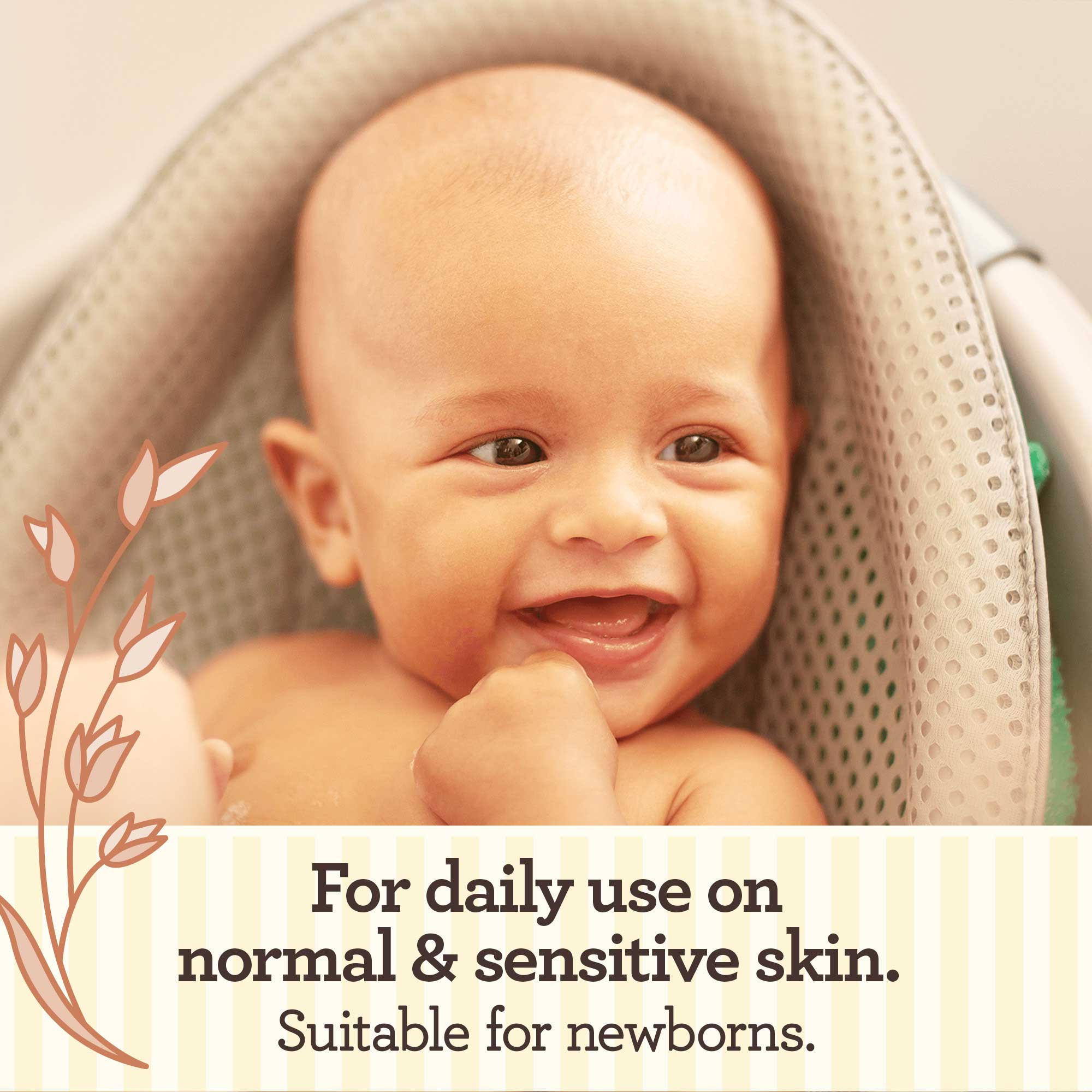 Aveeno Baby Daily Care Hair & Body Wash 400ml - Image 2