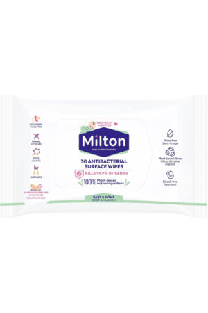 Milton Antibacterial Surface Wipes 30 Wipes
