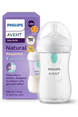 Philips Avent Baby Bottle, 260ml, 3-6 Months